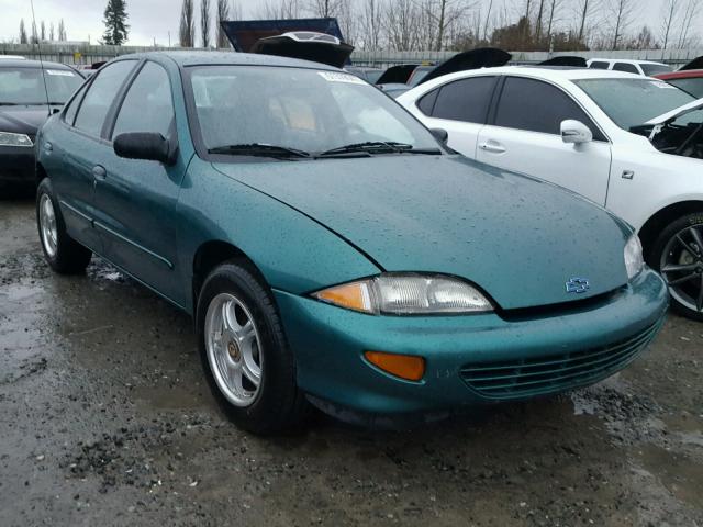 1G1JC5240X7179059 - 1999 CHEVROLET CAVALIER GREEN photo 1