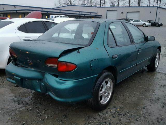 1G1JC5240X7179059 - 1999 CHEVROLET CAVALIER GREEN photo 4