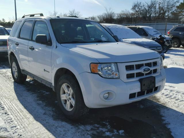 1FMCU59349KC56263 - 2009 FORD ESCAPE HYB WHITE photo 1