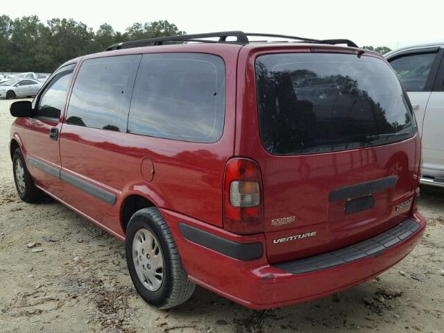 1GNDX06E5VD148815 - 1997 CHEVROLET VENTURE RED photo 3