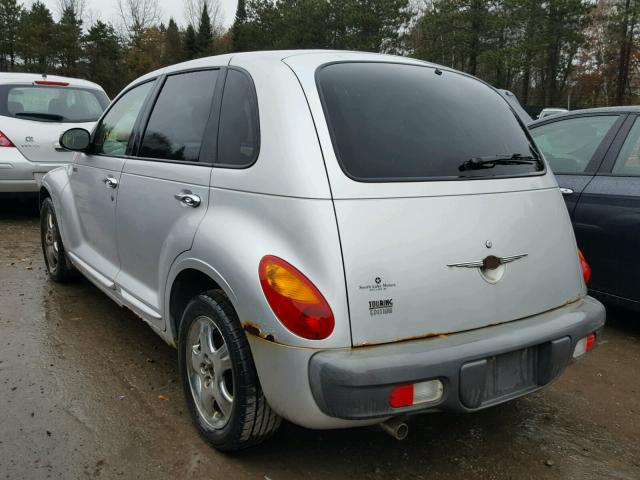 3C8FY4BB31T639758 - 2001 CHRYSLER PT CRUISER SILVER photo 3