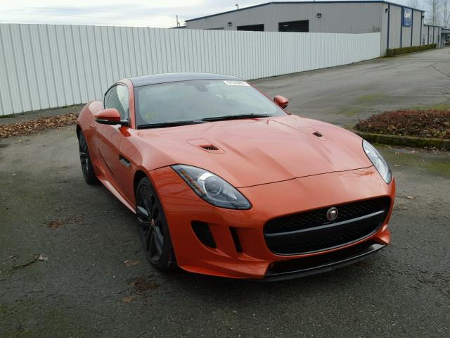 SAJWJ6BV8G8K28229 - 2016 JAGUAR F-TYPE S ORANGE photo 1