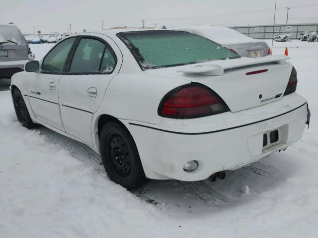 1G2NV52EXYM822715 - 2000 PONTIAC GRAND AM G WHITE photo 3