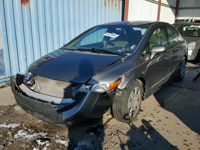 2HGFA15588H513216 - 2008 HONDA CIVIC LX BROWN photo 2