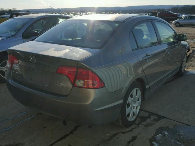 2HGFA15588H513216 - 2008 HONDA CIVIC LX BROWN photo 4