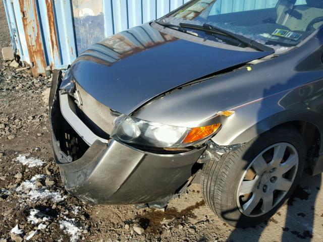 2HGFA15588H513216 - 2008 HONDA CIVIC LX BROWN photo 9