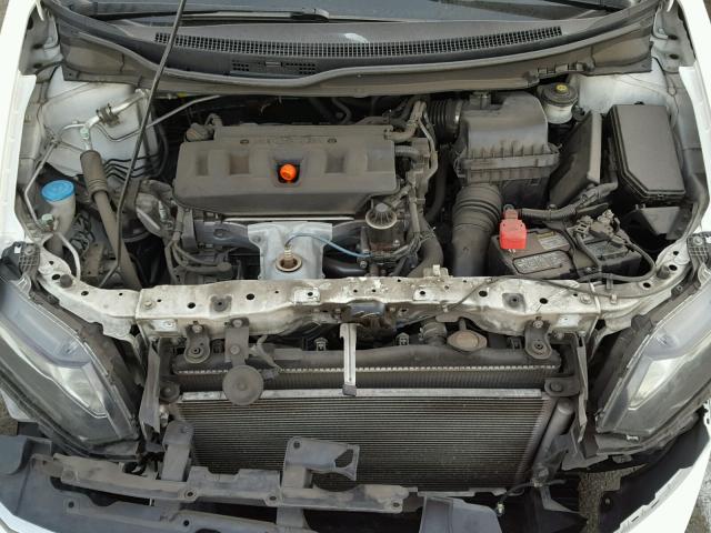 19XFB2F82CE325144 - 2012 HONDA CIVIC EX WHITE photo 7