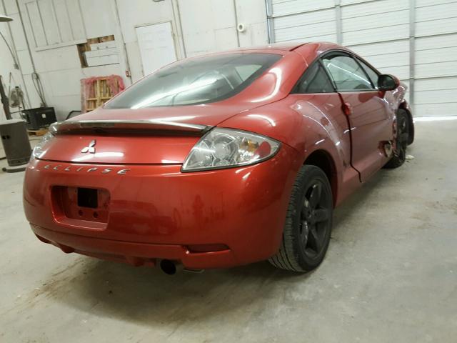 4A3AK24F88E041030 - 2008 MITSUBISHI ECLIPSE GS MAROON photo 4