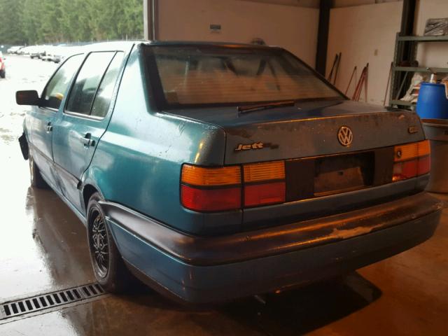 3VWRL21H0PM027010 - 1993 VOLKSWAGEN JETTA III GREEN photo 3