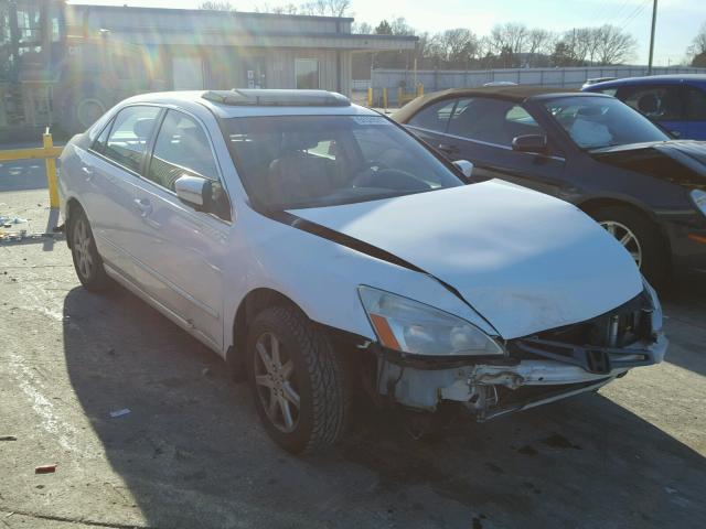 1HGCM66504A017633 - 2004 HONDA ACCORD EX WHITE photo 1