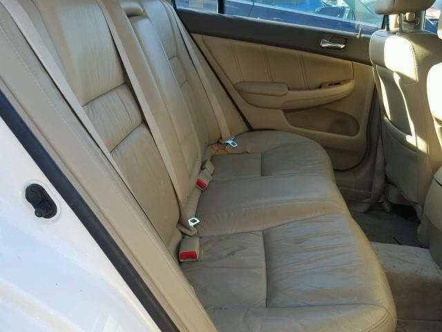 1HGCM66504A017633 - 2004 HONDA ACCORD EX WHITE photo 6