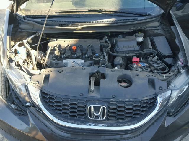 2HGFB2F51EH542229 - 2014 HONDA CIVIC LX BROWN photo 7