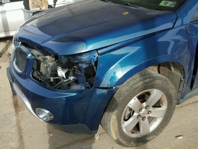 2CKDL73F766028906 - 2006 PONTIAC TORRENT BLUE photo 9