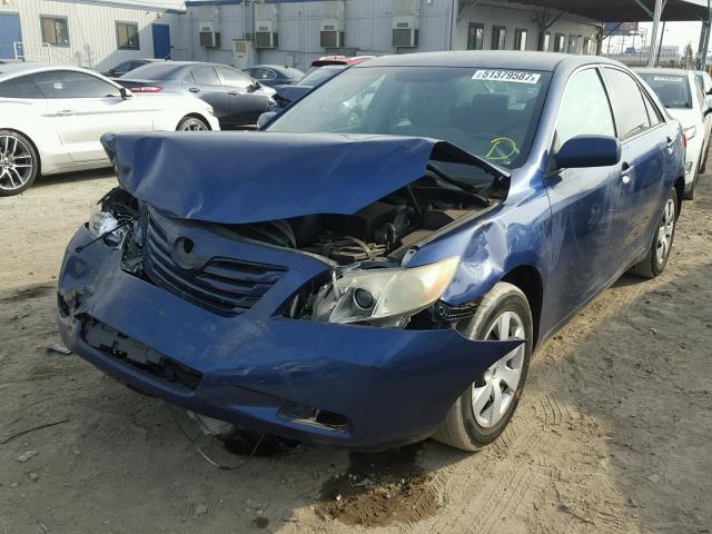 4T1BE46K47U029459 - 2007 TOYOTA CAMRY NEW BLUE photo 2