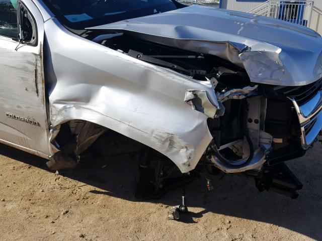1GCGSCEN1J1285883 - 2018 CHEVROLET COLORADO L SILVER photo 9