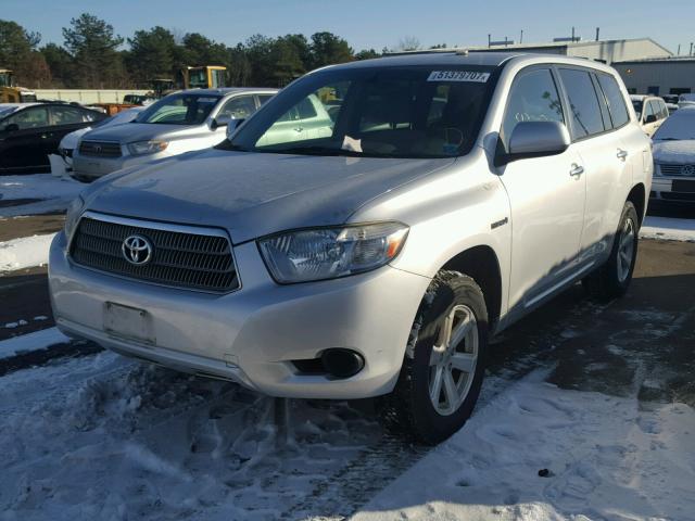 JTEEW41A992037158 - 2009 TOYOTA HIGHLANDER SILVER photo 2