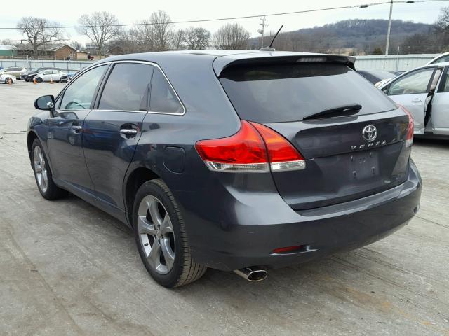 4T3ZK11A19U017655 - 2009 TOYOTA VENZA BASE CHARCOAL photo 3
