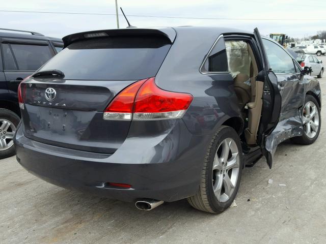 4T3ZK11A19U017655 - 2009 TOYOTA VENZA BASE CHARCOAL photo 4