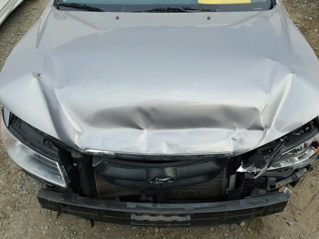 5NPEU46F86H042795 - 2006 HYUNDAI SONATA GLS GRAY photo 7