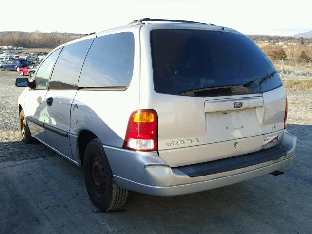 2FMZA51473BA76705 - 2003 FORD WINDSTAR L SILVER photo 3