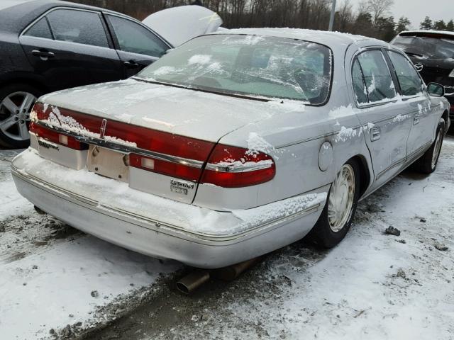 1LNLM97V0VY702895 - 1997 LINCOLN CONTINENTA SILVER photo 4