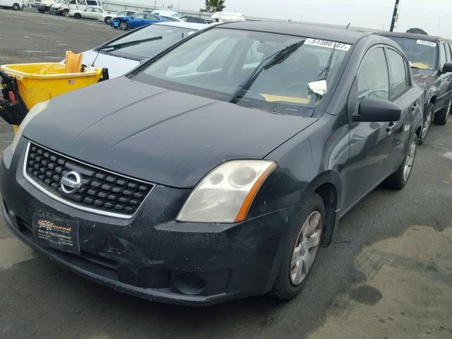 3N1AB61E89L645316 - 2009 NISSAN SENTRA 2.0 BLACK photo 2