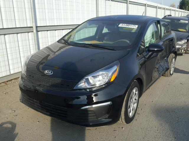 KNADM4A34H6112246 - 2017 KIA RIO LX Սև լուսանկար 2