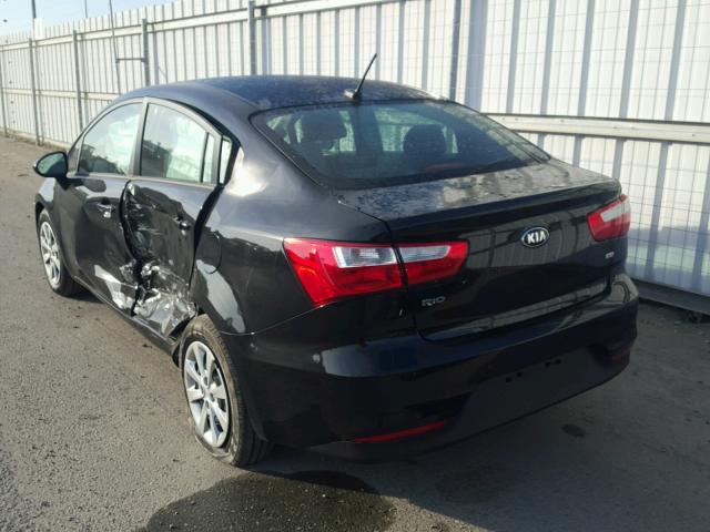 KNADM4A34H6112246 - 2017 KIA RIO LX Սև լուսանկար 3