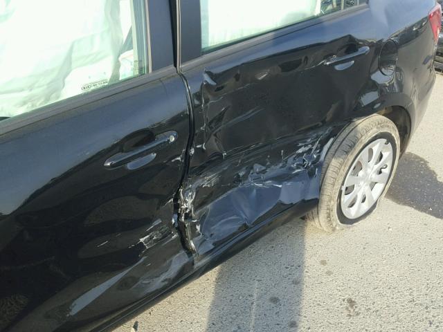 KNADM4A34H6112246 - 2017 KIA RIO LX Սև լուսանկար 9