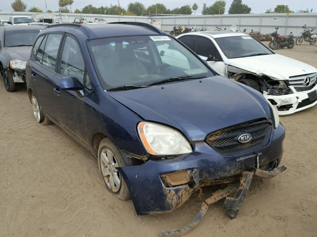 KNAFG526777119327 - 2007 KIA RONDO LX BLUE photo 1