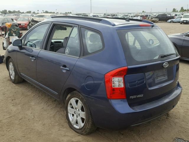 KNAFG526777119327 - 2007 KIA RONDO LX BLUE photo 3