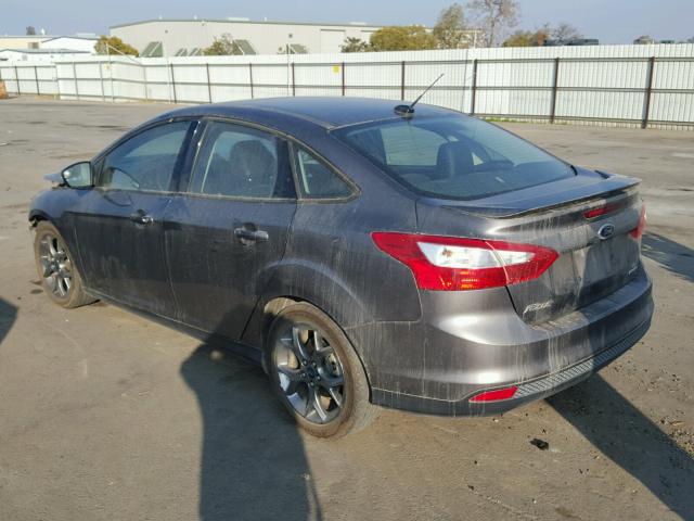 1FADP3F2XDL247396 - 2013 FORD FOCUS SE GRAY photo 3