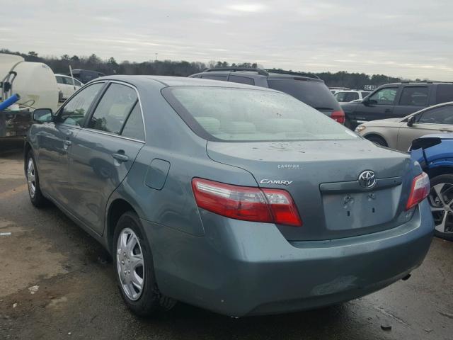 4T1BE46K17U555693 - 2007 TOYOTA CAMRY NEW GREEN photo 3