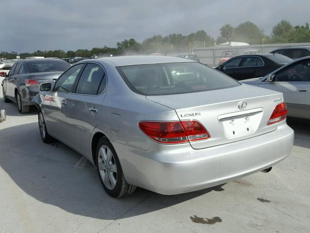 JTHBA30G255107743 - 2005 LEXUS ES 330 SILVER photo 3