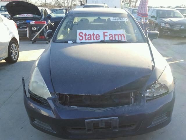 JHMCM56187C005369 - 2007 HONDA ACCORD VAL BLUE photo 9