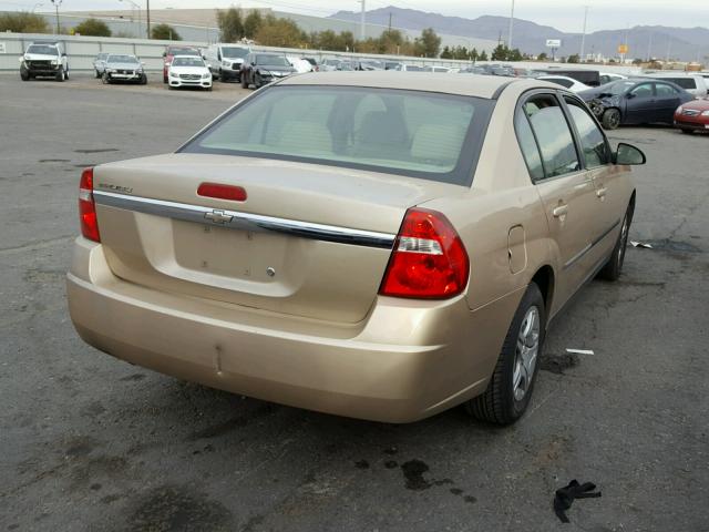 1G1ZS52F25F296281 - 2005 CHEVROLET MALIBU TAN photo 4