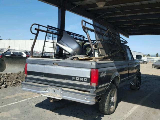 2FTHF26G1NCA02521 - 1992 FORD F250 BLUE photo 4