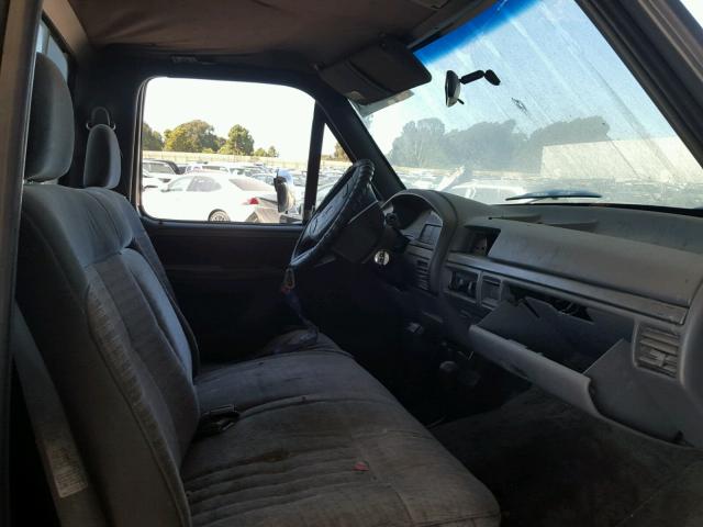 2FTHF26G1NCA02521 - 1992 FORD F250 BLUE photo 5
