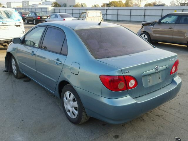 1NXBR30E97Z865981 - 2007 TOYOTA COROLLA CE GREEN photo 3