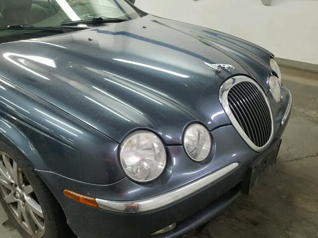 SAJDA01D0YGL50698 - 2000 JAGUAR S-TYPE BLUE photo 9