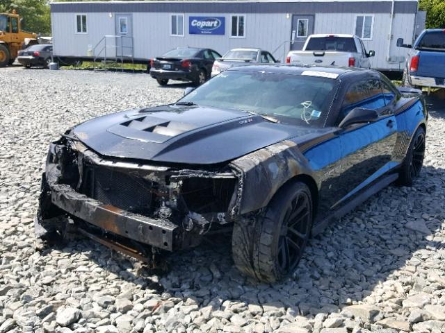 2G1FZ1EP4D9801286 - 2013 CHEVROLET CAMARO ZL1 BLACK photo 2