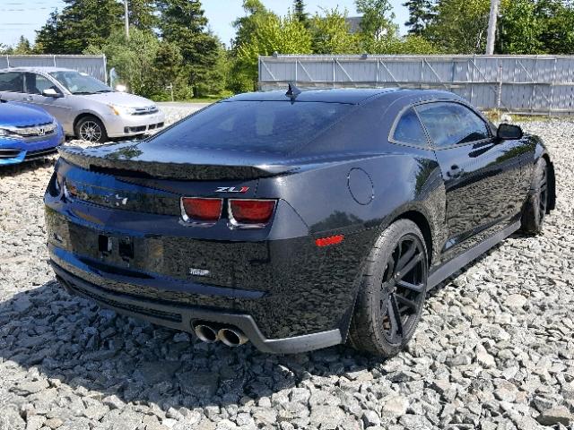 2G1FZ1EP4D9801286 - 2013 CHEVROLET CAMARO ZL1 BLACK photo 4