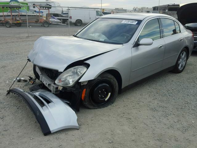 JNKCV51E53M310338 - 2003 INFINITI G35 SILVER photo 2