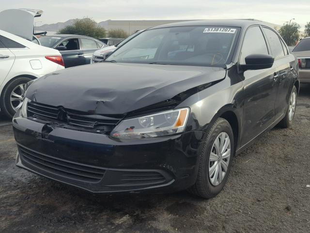 3VW1K7AJ1EM437733 - 2014 VOLKSWAGEN JETTA BASE 黑色 照片 2