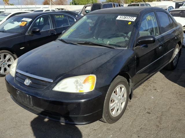 2HGES26703H509765 - 2003 HONDA CIVIC EX 黑色 照片 2