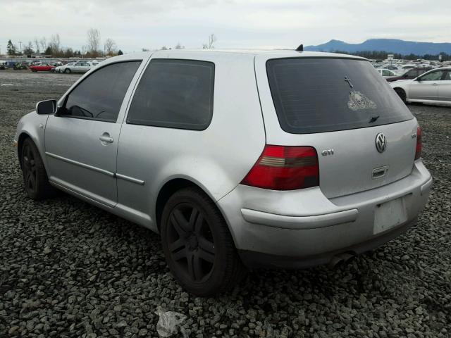 9BWDE61J334042453 - 2003 VOLKSWAGEN GTI SILVER photo 3