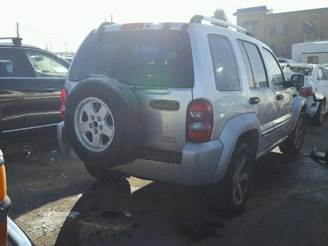 1J4GL58K35W548484 - 2005 JEEP LIBERTY LI SILVER photo 4