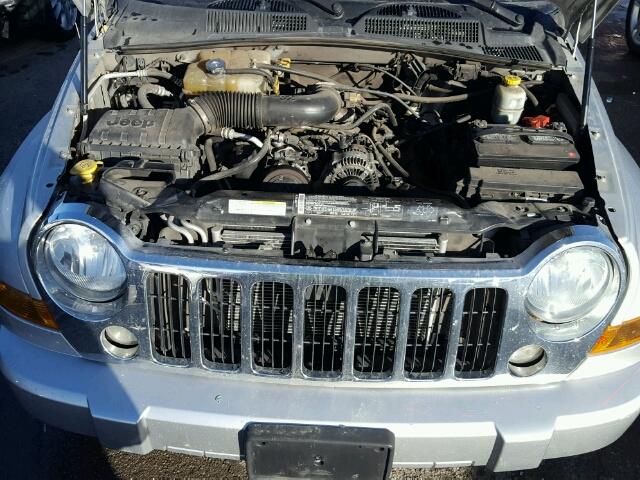 1J4GL58K35W548484 - 2005 JEEP LIBERTY LI SILVER photo 7