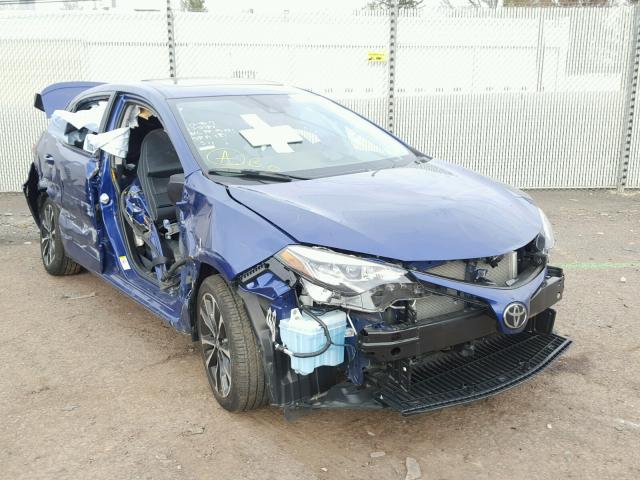 2T1BURHE4HC804501 - 2017 TOYOTA COROLLA L BLUE photo 1