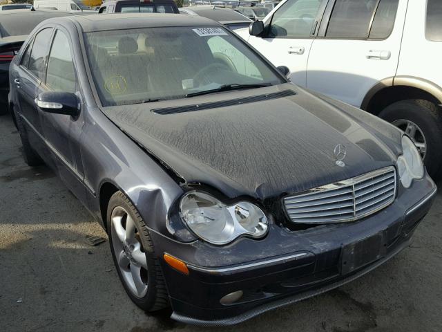 WDBRF61J62F225232 - 2002 MERCEDES-BENZ C 240 BLUE photo 1